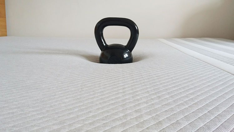 Leesa mattress review - kettlebell